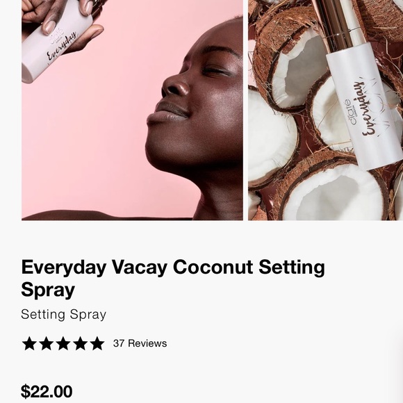 Ciate London Everyday Vacay Dewy Coconut Setting Spray Mist 2.53 Fl. Oz NEW - Picture 3 of 3